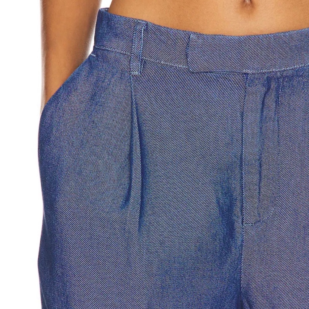 LOVERS + FRIENDS Agathe Pant in Blue Denim - Picture 6 of 12